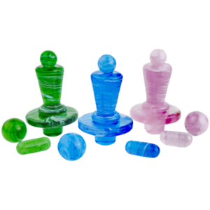 1.5" Color Swirl Terp Slurper Set